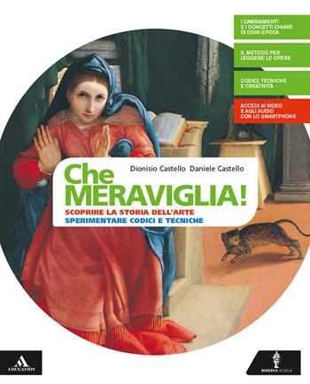 Che meraviglia! Con Leggere e rielaborare le opere d'arte. Con e-book. Con espansione online. Con DVD-ROM - Dionisio Castello, Daniele Castello - Libro Minerva Scuola 2020 | Libraccio.it