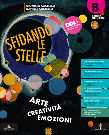 Sfidando le stelle. Arte Creatività Emozioni. Per la Scuola media. Vol. B: Storia dell'arte - Daniele Castello, Rosanna Castello - Libro Minerva Scuola 2023 | Libraccio.it