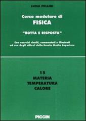 Materia, temperatura, calore