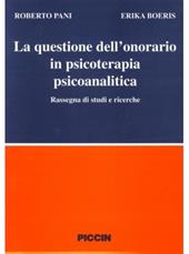 La questione dell'onorario in psicoterapia psicoanalitica