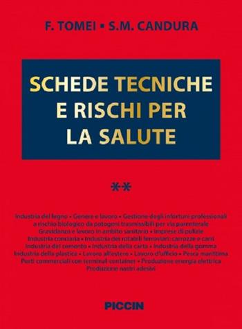 Schede tecniche e rischi per la salute. Vol. 2 - F. Tomei, Stefano M. Candura - Libro Piccin-Nuova Libraria 2016 | Libraccio.it