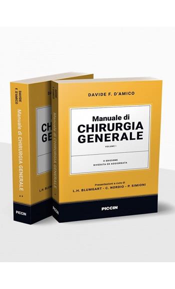 Manuale di chirurgia generale - Davide F. D'Amico - Libro Piccin-Nuova Libraria 2018 | Libraccio.it