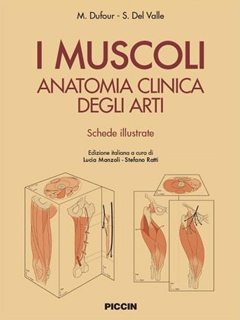 I muscoli. Anatomia clinica degli arti. Shede illustrate - M. Dufour, S. Del Valle - Libro Piccin-Nuova Libraria 2018 | Libraccio.it