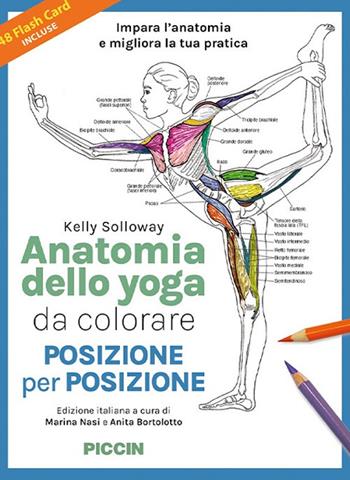 Anatomia dello yoga da colorare. Posizione per posizione. Ediz. illustrata - Kelly Solloway - Libro Piccin-Nuova Libraria 2022 | Libraccio.it