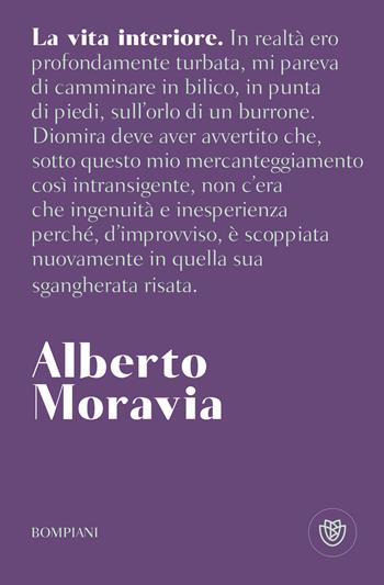 La vita interiore - Alberto Moravia - Libro Bompiani 2026, Tascabili narrativa | Libraccio.it