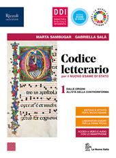 Codice letterario per il nuovo esame di Stato. Con Laboratorio di metodo per il terzo e quarto anno, INVALSI e Fascicolo pandemia. Con e-book. Con espansione online. Vol. 1