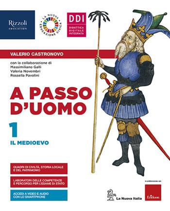 A passo d'uomo. Con Atlante Osservo e imparo. Con e-book. Con espansione online. Vol. 1 - Valerio Castronovo - Libro La Nuova Italia Editrice 2020 | Libraccio.it