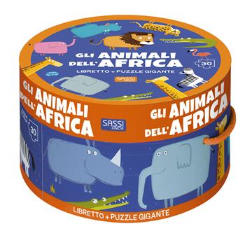 Gli animali dell'Africa. Ediz. a colori. Con puzzle - Mathew Neil - Libro Sassi 2019, Sassi junior | Libraccio.it
