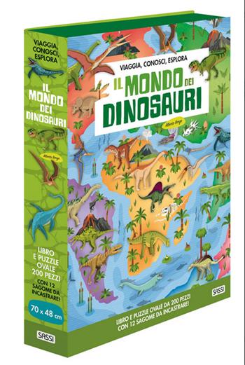 Il mondo dei dinosauri. Viaggia, conosci, esplora. Ediz. a colori. Con puzzle - Alberto Borgo, Irena Trevisan - Libro Sassi 2020, Science | Libraccio.it