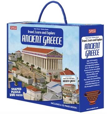 Travel, learn and explore. Ancient greece. Ediz. a colori. Con puzzle - Ester Tomè, Matteo Gaule - Libro Sassi 2020, Science | Libraccio.it