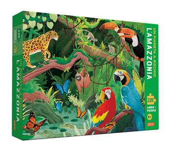 Un pianeta a rischio. L'Amazzonia. Ediz. a colori. Con puzzle - Valentina Bonaguro, Enrico Lorenzi - Libro Sassi 2020, Sassi junior | Libraccio.it