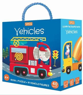Vehicles. Q-box. Ediz. a colori. Con puzzle - Giulia Pesavento, Nadia Fabris - Libro Sassi 2021, Sassi junior | Libraccio.it