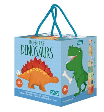 Dinosaurs. Edu-blocks. Ediz. a colori. Con gadget - Ester Tomè, Matteo Gaule - Libro Sassi 2021, Sassi junior | Libraccio.it