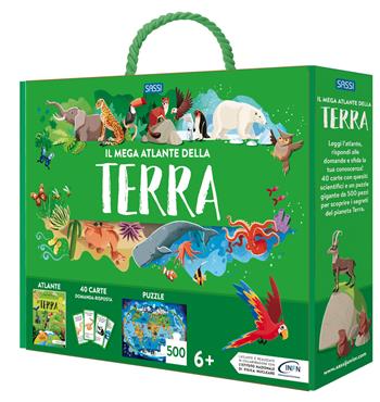 Il mega-atlante della Terra. Ediz. a colori. Con puzzle. Con 40 Carte - Alberto Borgo, Gioia Alfonsi, Giulia Pesavento - Libro Sassi 2021, Science | Libraccio.it