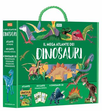 Il mega atlante dei dinosauri. Ediz. a colori. Con 40 carte domanda-risposta. Con 4 modellini di dinosauri - Giulia Pesavento, Mattia Cerato, Giulia Pesavento - Libro Sassi 2021, Science | Libraccio.it