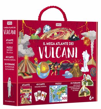 Il mega atlante dei vulcani. Ediz. a colori. Con 20 formine. Con puzzle. Con 40 Carte - Valentina Bonaguro, Valentina Bonaguro, A. Borgo - Libro Sassi 2022, Science | Libraccio.it