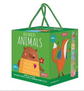 Animals. Edu-blocks. Ediz. a colori. Con 10 cubotti - Matteo Gaule, Ester Tomè - Libro Sassi 2021, Sassi junior | Libraccio.it