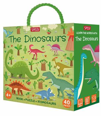 The dinosaurs. Q-box. Ediz. a colori. Con puzzle  - Libro Sassi 2021, Sassi junior | Libraccio.it