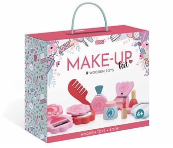 Make-up Kit. Wooden toy. Nuova ediz. Con 9 formine in legno - Matteo Gaule, Ester Tomè - Libro Sassi 2021, Sassi junior | Libraccio.it