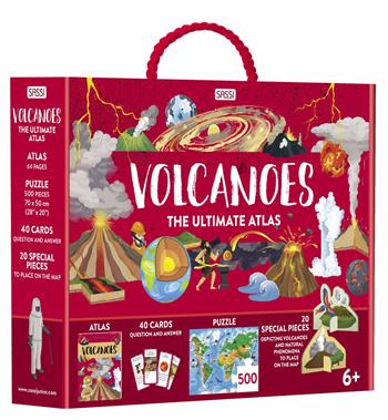 Mega atlas volcanoes. Ediz. a colori. Con 20 formine. Con puzzle. Con 40 Carte - Mattia Cerato, Valentina Bonaguro, Valentina Bonaguro - Libro Sassi 2022, Science | Libraccio.it