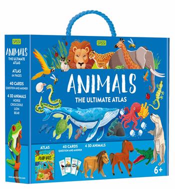 Animals. The ultimate atlas. Ediz. a colori. Con puzzle. Con 40 Carte - Giulia Pesavento - Libro Sassi 2022, Science | Libraccio.it