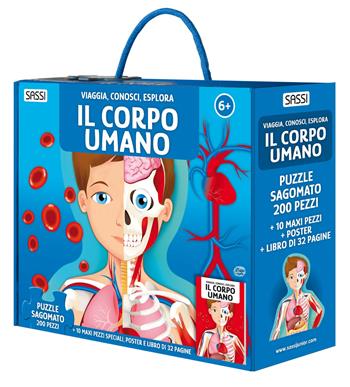 Il corpo umano. Viaggia, conosci, esplora. Nuova ediz. Con 10 maxi pezzi. Con puzzle sagomato. Con Poster - Ester Tomè - Libro Sassi 2024, Sassi junior | Libraccio.it