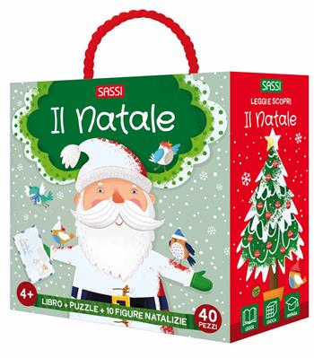 Il Natale. Q-box. Con 10 figure natalizie. Con puzzle  - Libro Sassi 2022, Sassi junior | Libraccio.it