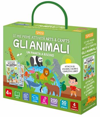 Gli animali. Le mie prime attività arts & crafts. Con 4 fondali. Con 200 trasferibili. Con 50 Adesivi - Ester Tomè, Giulia Meneguzzo - Libro Sassi 2022, Sassi junior | Libraccio.it
