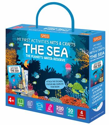 The sea. My first activities arts & crafts. Ediz. a colori. Con 50 adesivi. Con 4 fondali. Con 200 trasferibili - Matteo Gaule, Giulia Meneguzzo, Giulia Meneguzzo - Libro Sassi 2022, Sassi junior | Libraccio.it