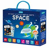 Space. My first activities arts & crafts. Ediz. a colori. Con 200 decals. Con 4 scenes. Con 50 stickers