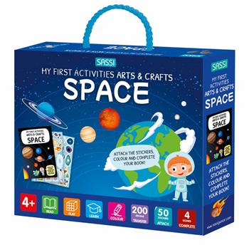 Space. My first activities arts & crafts. Ediz. a colori. Con 200 decals. Con 4 scenes. Con 50 stickers - Valentina Bonaguro, Matteo Gaule - Libro Sassi 2022, Science | Libraccio.it