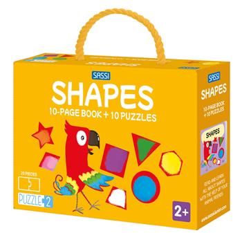 Shapes. Puzzle 2. Ediz. a colori. Con 10 puzzle - Matteo Gaule - Libro Sassi 2022, Sassi junior | Libraccio.it
