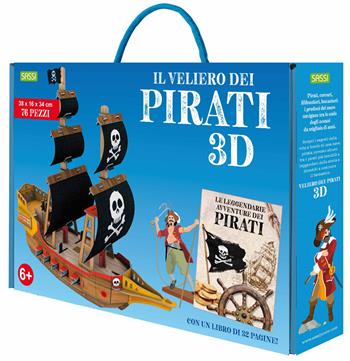Le leggendarie avventure dei pirati. Il veliero 3D. Ediz. a colori. Con modellino - Matteo Gaule, Francesco Legimi, Giulia Pesavento - Libro Sassi 2022, Science | Libraccio.it
