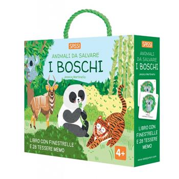 I boschi. Animali da salvare. Ediz. a colori. Con 28 Memory cards - Jessica Martinello - Libro Sassi 2023, Sassi junior | Libraccio.it