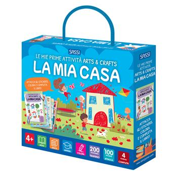 Le mie prime attività arts & crafts. La mia casa. Ediz. a colori. Con Adesivi  - Libro Sassi 2023, Sassi junior | Libraccio.it