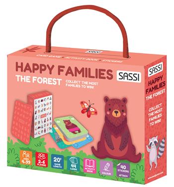 The forest. Happy families. Card games. Ediz. a colori. Con 44 Carte. Con 40 Adesivi - Roberta Marcolin, Giulia Meneguzzo - Libro Sassi 2023, Sassi junior | Libraccio.it