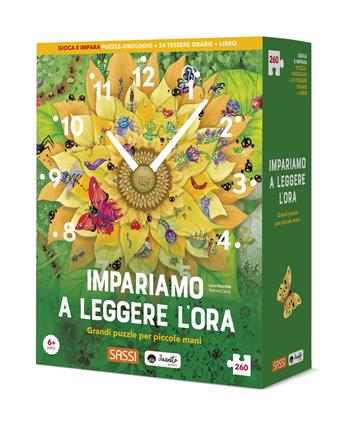 Impariamo a leggere l'ora. Gioca e impara. Con 24 tessere orarie. Con puzzle - Pamela Altieri, N. Canzi - Libro Sassi 2024, Sassi junior | Libraccio.it