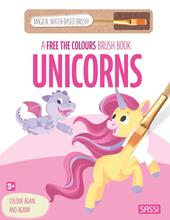 Unicorns. A free the colours brush book. Con magical water-based brush