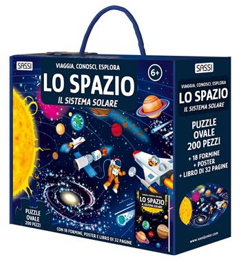 Lo spazio. Il sistema solare. Viaggia, conosci, esplora. Ediz. a colori. Con 18 formine. Con puzzle ovale. Con Poster - Matteo Gaule, Nadia Fabris - Libro Sassi 2024, Sassi junior | Libraccio.it