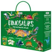 The ultimate atlas. Dinosaurs. Nuova ediz. Con 40 carte domanda-risposta. Con 4 modellini di dinosauri
