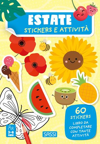 Estate. Stickers e attività. Ediz. illustrata  - Libro Sassi 2024, Sassi junior | Libraccio.it