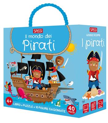 Il mondo dei pirati. Q-box. Ediz. a colori. Con 10 figure sagomate. Con puzzle - Matteo Gaule - Libro Sassi 2025, Sassi junior | Libraccio.it