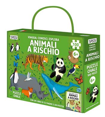 Animali a rischio. Viaggia, conosci, esplora. Con puzzle. Con Poster - Matteo Gaule, Irena Trevisan, Gioia Alfonsi - Libro Sassi 2025, Sassi junior | Libraccio.it