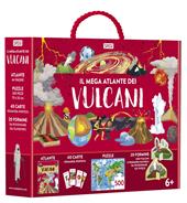 Il mega atlante dei vulcani. Nuova ediz. Con 20 formine. Con puzzle. Con 40 Carte