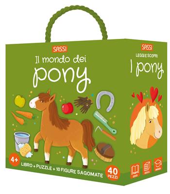 Il mondo dei pony. Q-box. Ediz. a colori. Con 10 figurine sagomate. Con puzzle - Matteo Gaule - Libro Sassi 2024, Sassi junior | Libraccio.it