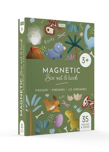 Dinosauri-Dinosaurs-Les dinosaures. Magnetic box e book. Ediz. multilingue. Con 35 magneti - Valentina Manuzzato - Libro Sassi 2026, Sassi junior | Libraccio.it