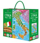L'Italia. Viaggia, conosci, esplora. Ediz. a colori. Con 22 formine da costruire. Con puzzle di 210 pezzi