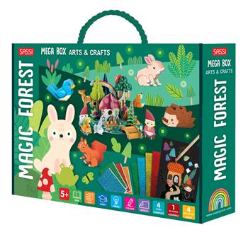 The enchanted forest. Mega box arts & crafts. Ediz. a colori. Con Gioco - Ester Tomè, Nadia Fabris - Libro Sassi 2023, Sassi junior | Libraccio.it