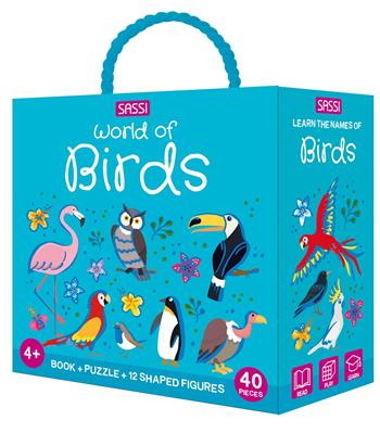 World of birds. Q-box. Con puzzle  - Libro Sassi 2024, Sassi junior | Libraccio.it