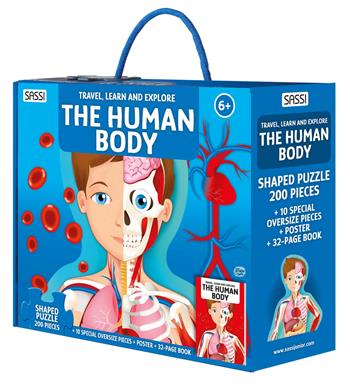 The human body. Travel, learn and explore. Nuova ediz. Con puzzle - Ester Tomè - Libro Sassi 2024, Sassi junior | Libraccio.it
